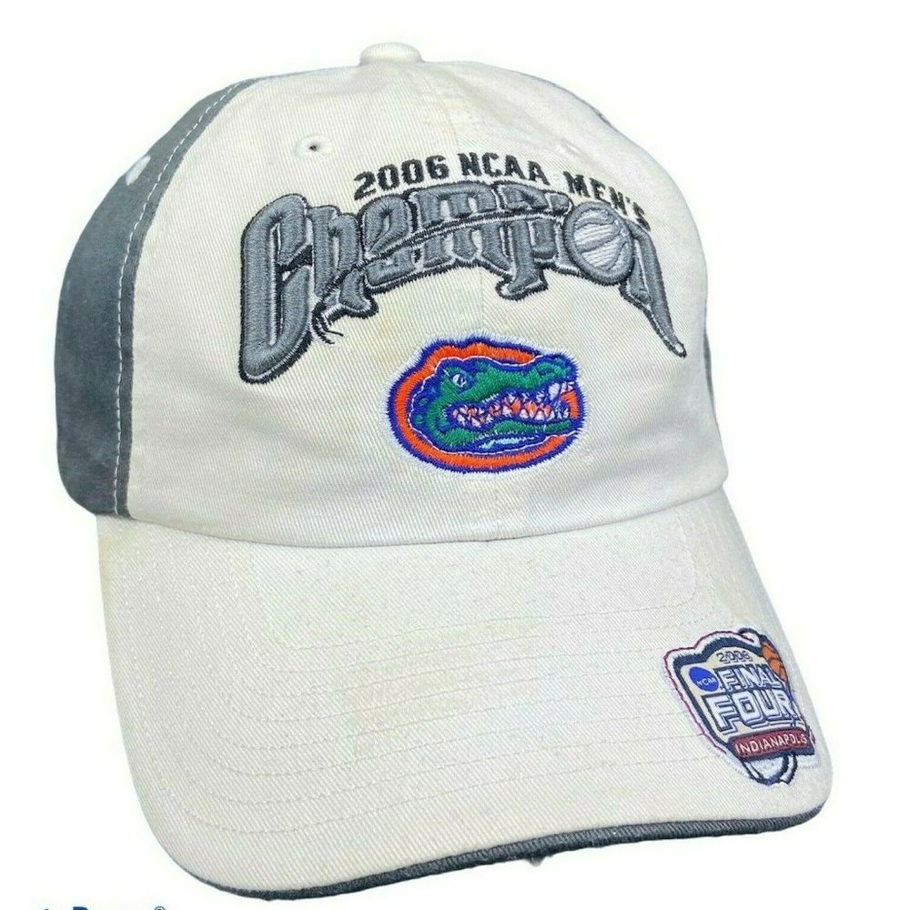 2006 Florida Gators Champion NCAA Final Four Mens Basketball Logo Cap Hat